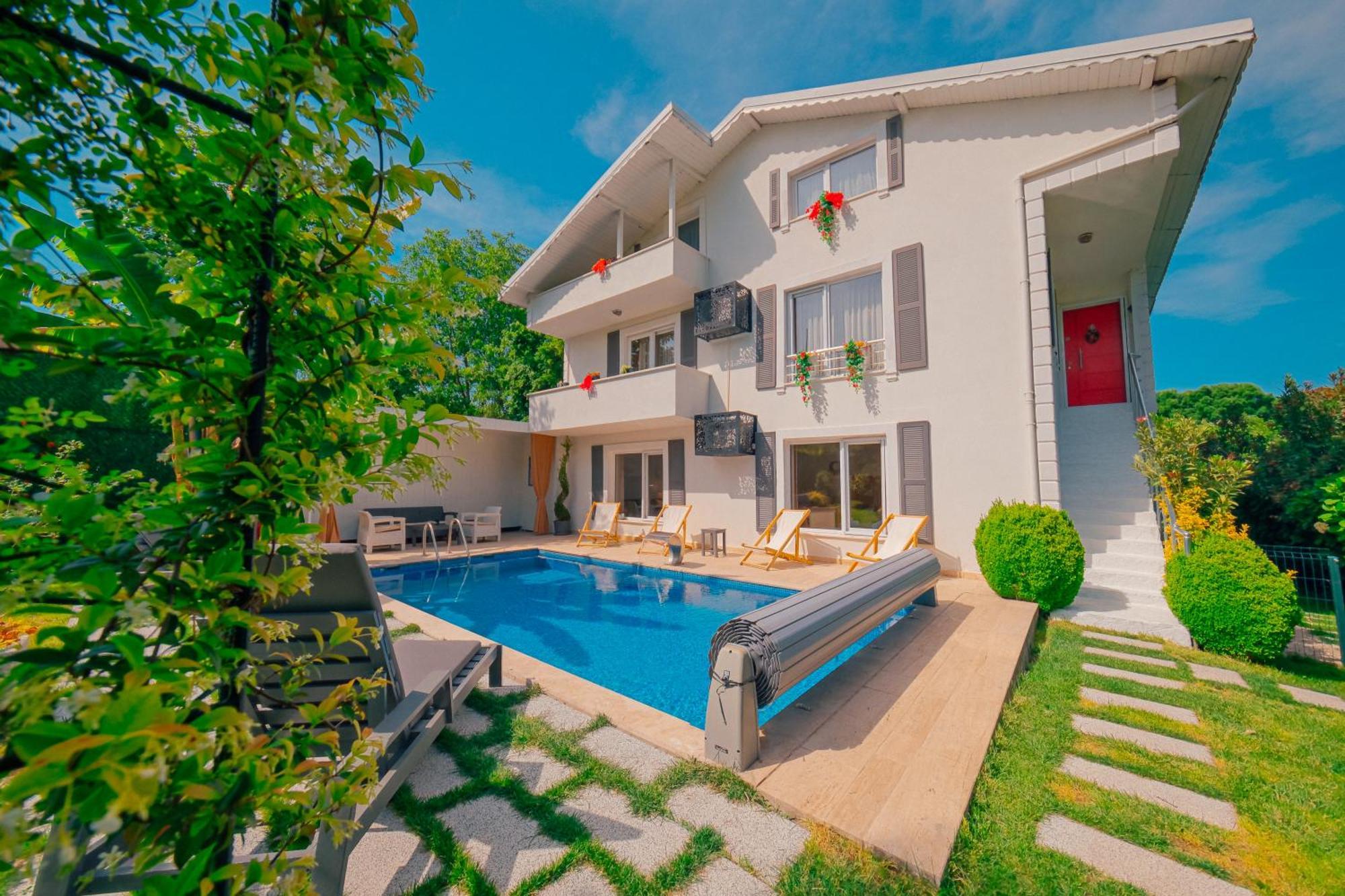 Villa Atlas Muhafazakar Havuzlu, Mustakil Genis Bahceli Sapanca Eksteriør billede
